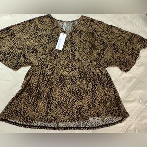 Attractive, Trendy Leopard Print Blouse
